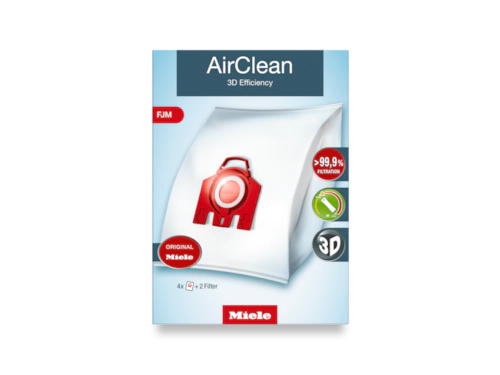 AirClean 3D Efficiency FJM dustbags ensures that dust picked up stays inside the machine.