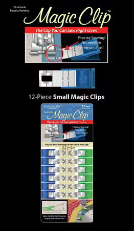 Taylor Seville Magic Clip Small 12pc # 2016046 1/4"x1/2" Clips
