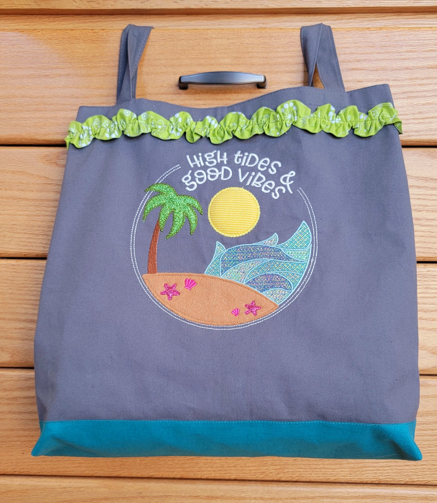 Kimberbell Digital Dealer 2023 July Beach Tote Design AND/OR Fabric Kit
