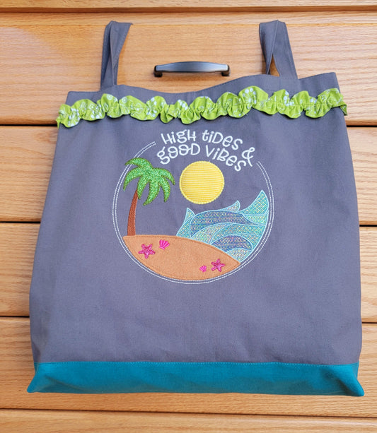 Kimberbell Digital Dealer 2023 July Beach Tote Design AND/OR Fabric Kit