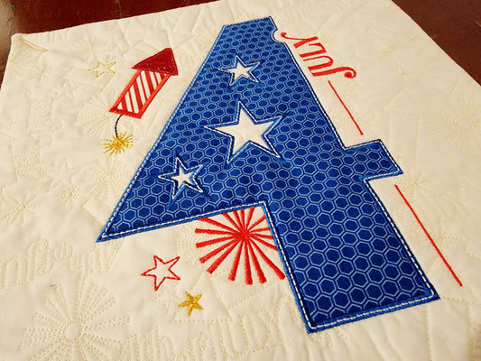 Kimberbell  Save the Date Pillow Panel: 4th of July FREE Sew Along with Karen Bohl- NO NEED TO ADD TO CART, JUST CLICK VIDEO IN DESCRIPTION