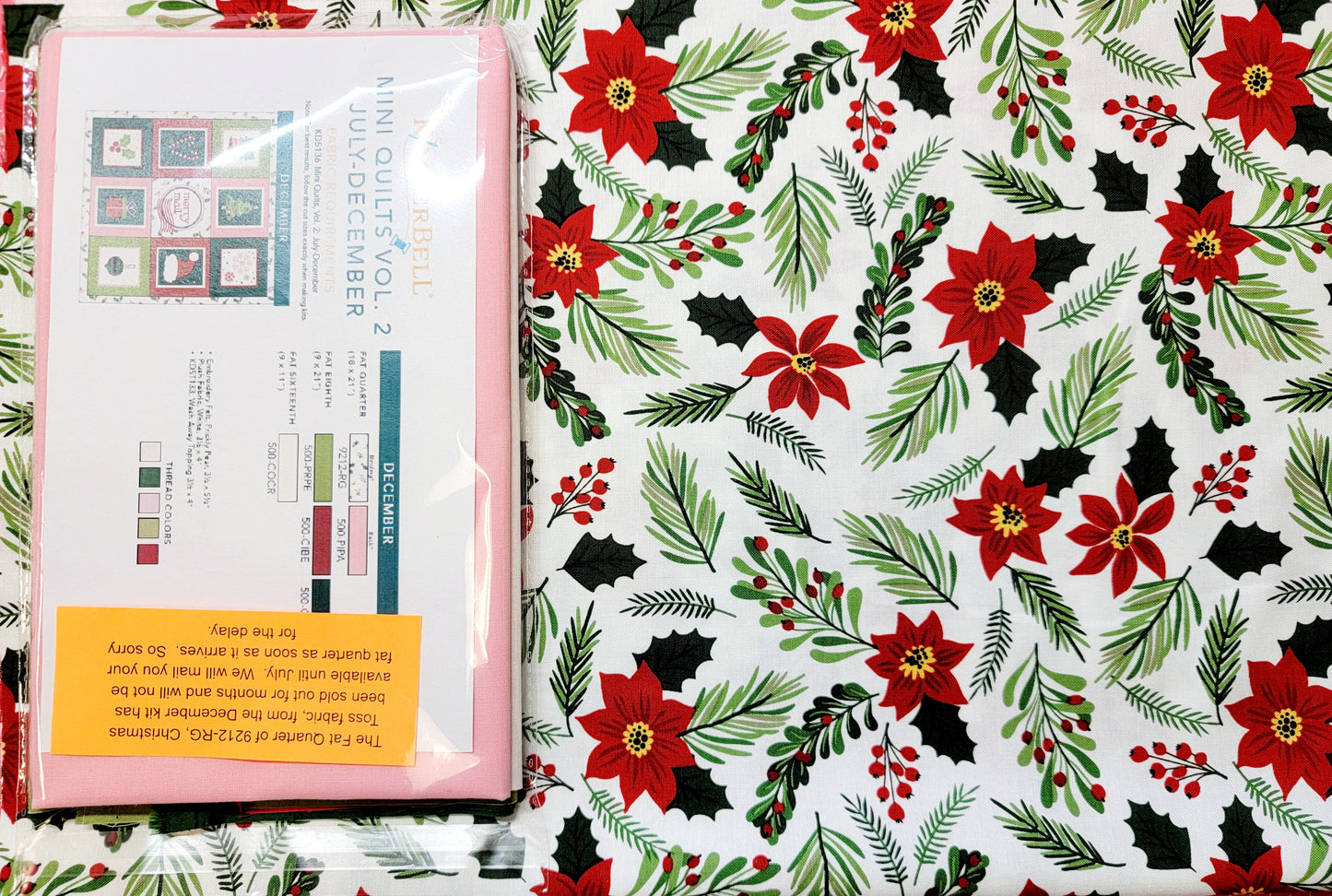 Kimberbell Mini Quilts July - December FABRIC KITS