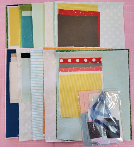 Fabric Kit for Mug Rug Volume 6 - INCLUDES EMBELLISHMENTS