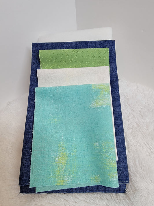 FABRIC KIT for Janine Babich Peace on Earth Table Top Display