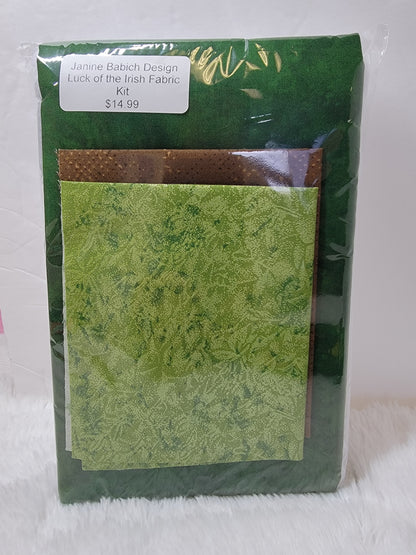 FABRIC KIT for Janine Babich Luck of the Irish Table Top Display
