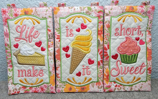 FABRIC KIT for Janine Babich Life is Short, Make it Sweet NEW COLORWAY