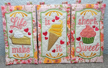 Load image into Gallery viewer, FREE Youtube Live- Janine Babich &quot;Life is Sweet&quot; Table Topper Project Sew Along with Jeanne. April 28th, 10:30am-1:30pm PST