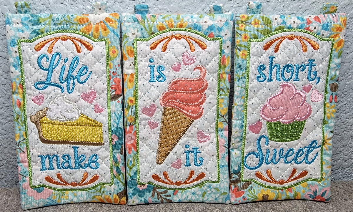 FABRIC KIT for Janine Babich Life is Short, Make it Sweet NEW COLORWAY