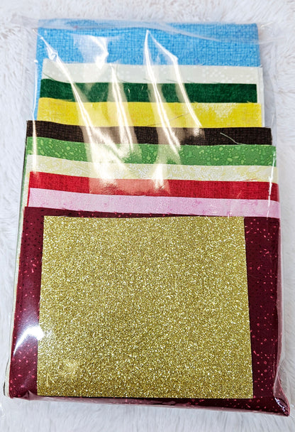 FABRIC KIT for OESD Summer Welcome Garden Flag READY TO SHIP END OF APRIL