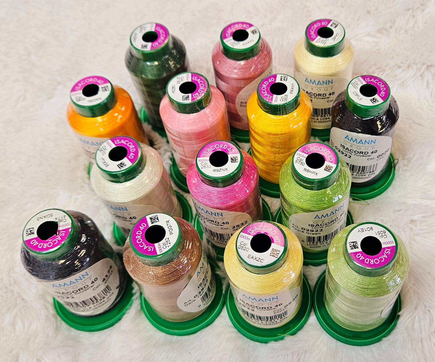 Isacord Thread Kit/Set for Summer Welcome Garden Flag READY TO SHIP 4/16/25