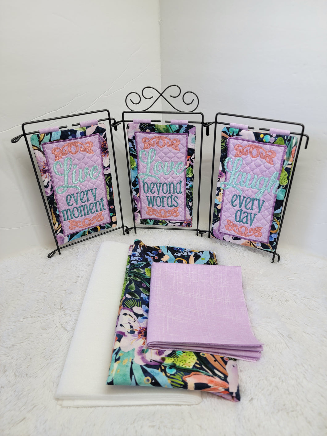 Janine Babich Live, Love, Laugh Table Topper Sew Along Fabric Kit