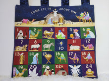 Load image into Gallery viewer, Come Let Us Adore Him Advent Calendar Fabric Kit AND Optional Thread