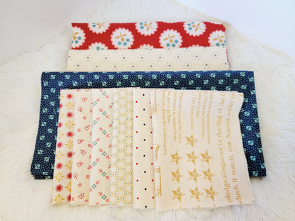 Riley Blake Ameicana Table Runner and/or Pillow Fabric Kits