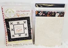Load image into Gallery viewer, Vile Toadstools by Crabapple Hill Studio Fabric Kit with Optional BINDING OPTIONS - USE DROP DOWN TO MAKE SELECTION