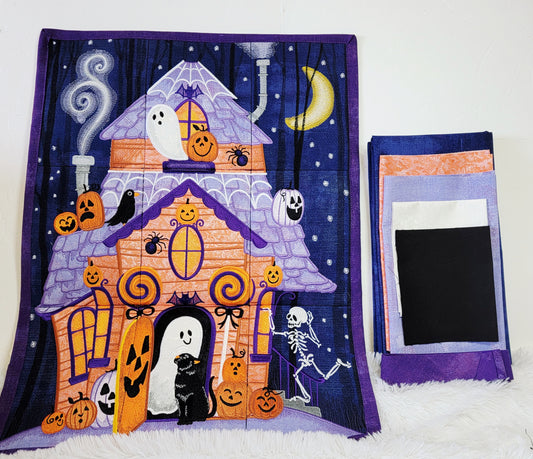 A1's Curated Fabric Kit for OESD's Boo Manor Tiling Scene - KITS READY