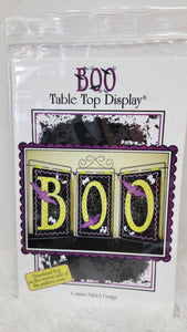 Fabric Kit and/or DESIGN and/or THREAD KIT for Janine Babich Boo Table Top Display - USE DROP DOWN TO MAKE YOUR SELECTION