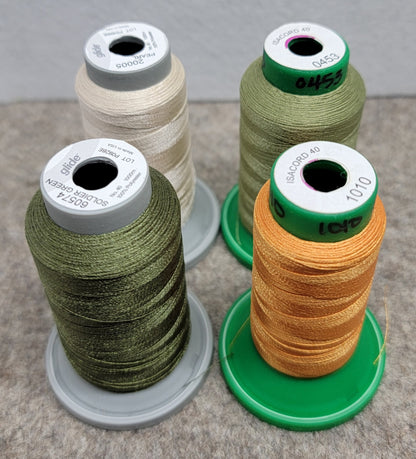Fabric Kit for OESD Freestanding Quilt Block Pumpkins with OPTIONAL THREAD - USE DROP DOWN WINDOW TO MAKE YOUR SELECTION