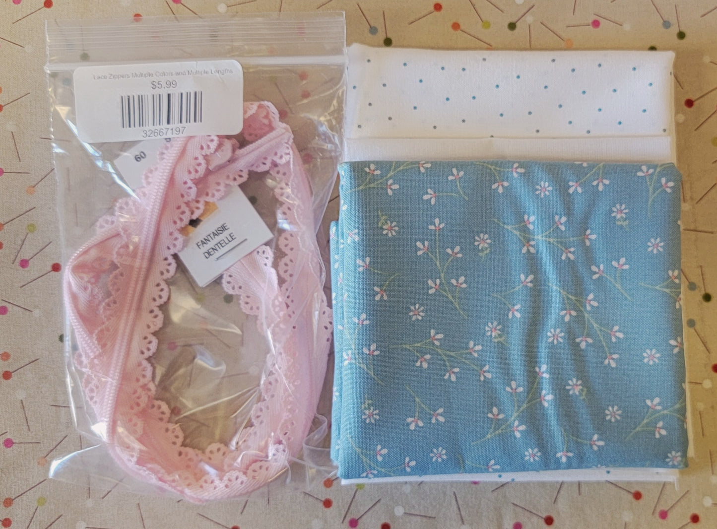Kimberbell Digital Dealer 2024: January Hello Spring Round Pillow FABRIC KIT AND PILLOW