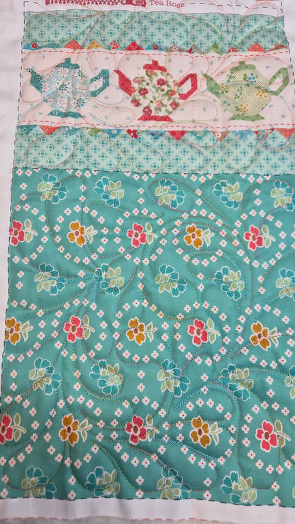 Custom quilting on your Stellaire, Luminaire and Aveneer (and corresponding Babylock machines)  with a combination of built in embroidery quilting designs 2/21/26 Using Zippy Bags Panel