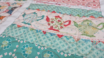 Custom quilting on your Stellaire, Luminaire and Aveneer (and corresponding Babylock machines)  with a combination of built in embroidery quilting designs 2/21/26 Using Zippy Bags Panel