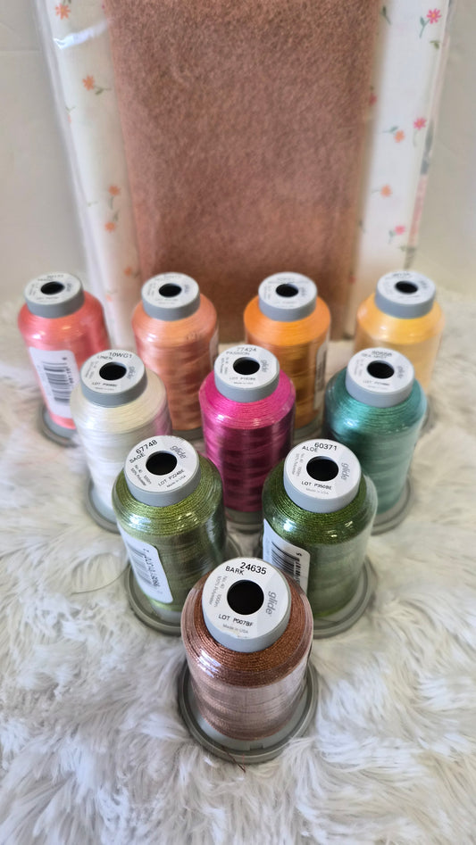 Janine Babich Hop Into Spring Fabric kit Curated with Moda Kindness Fabric AND Optional THREAD KIT  USE DROP DOWN WINDOW TO MAKE YOUR SELECTION