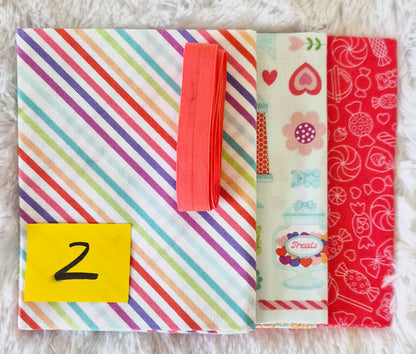 Needle Notebook 1 Fabric Kits Multiple Variants featuring Moda Cannon Beach, Sweetheart Street, Riley Blake Farmer's Girl - USE THE DROPDOWN TO MAKE YOUR SELECTION AND TO SEE A CLOSE UP OF YOUR OPTIONS