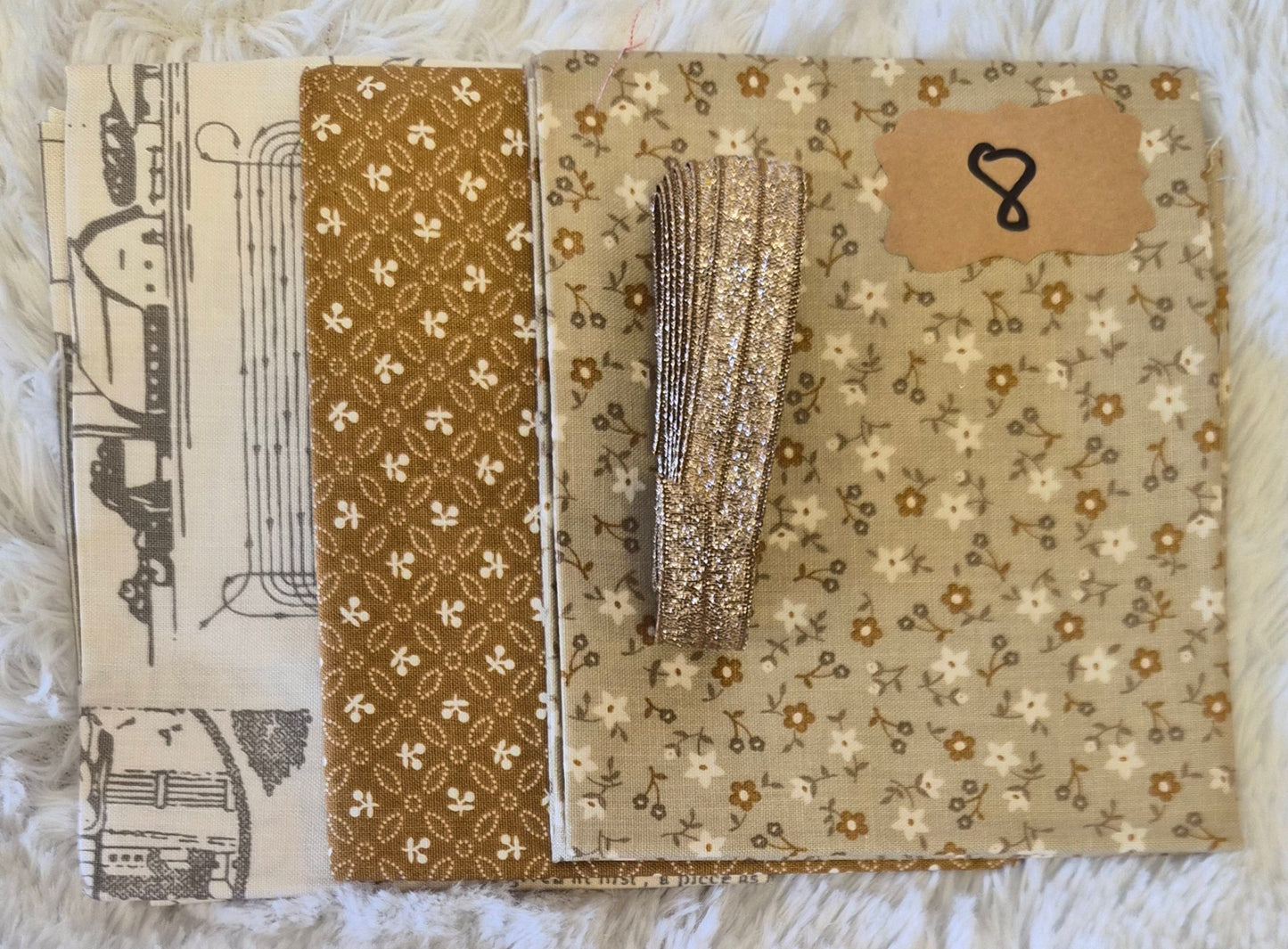Needle Notebook 1 Fabric Kits Multiple Variants featuring Moda Cannon Beach, Sweetheart Street, Riley Blake Farmer's Girl - USE THE DROPDOWN TO MAKE YOUR SELECTION AND TO SEE A CLOSE UP OF YOUR OPTIONS
