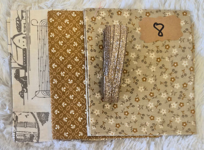 Needle Notebook 1 Fabric Kits Multiple Variants featuring Moda Cannon Beach, Sweetheart Street, Riley Blake Farmer's Girl - USE THE DROPDOWN TO MAKE YOUR SELECTION AND TO SEE A CLOSE UP OF YOUR OPTIONS