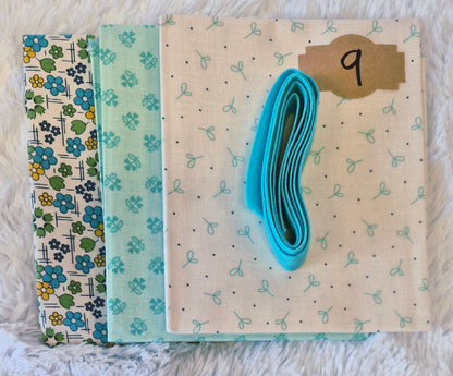 Needle Notebook 1 Fabric Kits Multiple Variants featuring Moda Cannon Beach, Sweetheart Street, Riley Blake Farmer's Girl - USE THE DROPDOWN TO MAKE YOUR SELECTION AND TO SEE A CLOSE UP OF YOUR OPTIONS