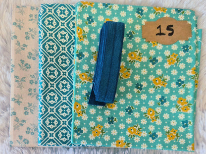 Needle Notebook 1 Fabric Kits Multiple Variants featuring Moda Cannon Beach, Sweetheart Street, Riley Blake Farmer's Girl - USE THE DROPDOWN TO MAKE YOUR SELECTION AND TO SEE A CLOSE UP OF YOUR OPTIONS