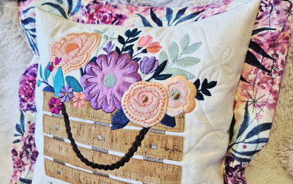 Specially Curated Fabric kit for Country Blooms Pillow featuring Moda Soulstice Fabric. This kit is made for up to a 10.5" x 10.5" Design.  THREAD KITS AND FABRIC KITS WILL BE READY TO SHIP AT THE BEGINNING OF JUNE