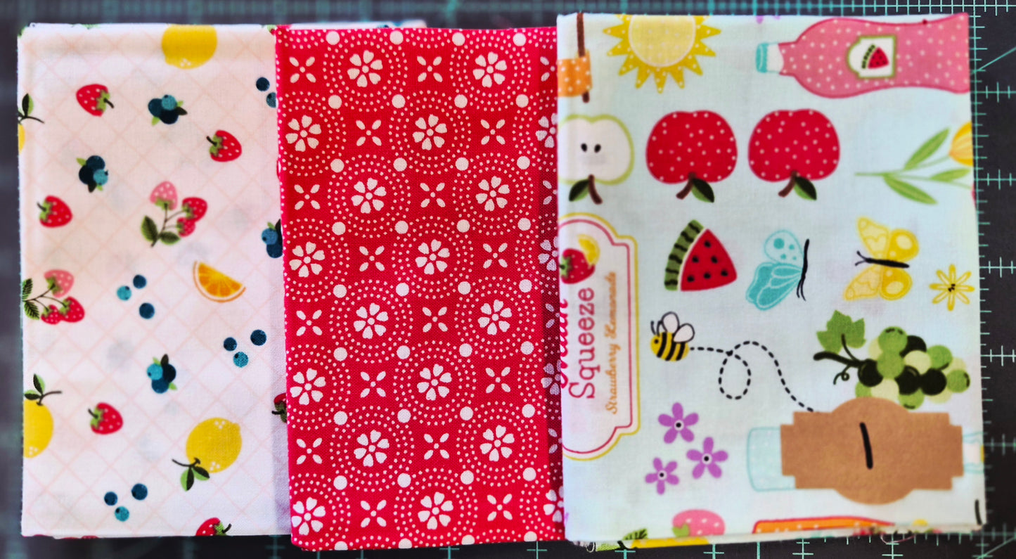 Needle Notebook 1 Fabric Kits Multiple Variants featuring Kimberbell Sippin, Riley Blake Farmer's Girl - USE THE DROPDOWN TO MAKE YOUR SELECTION AND TO SEE A CLOSE UP OF YOUR OPTIONS