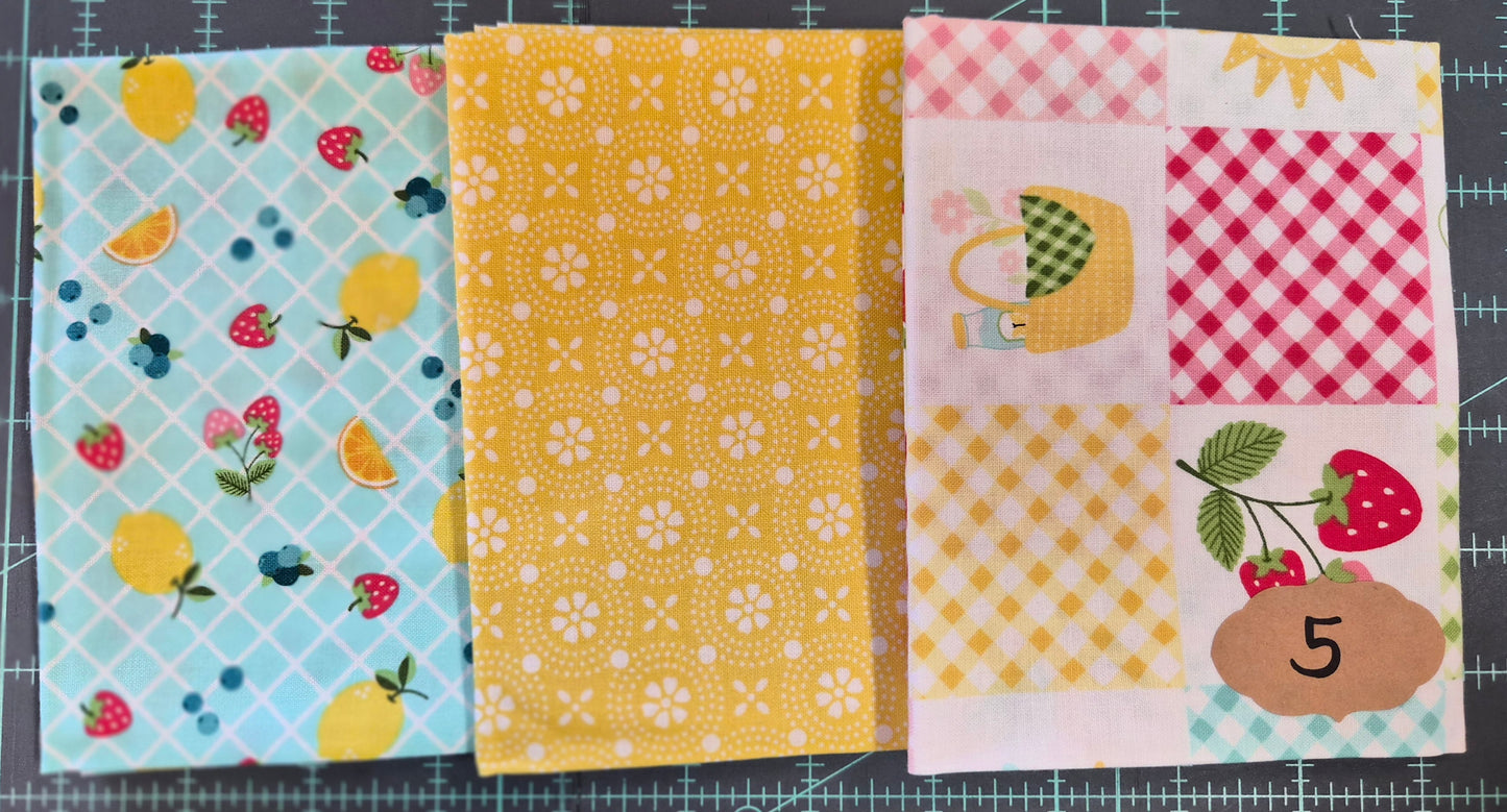 Needle Notebook 1 Fabric Kits Multiple Variants featuring Kimberbell Sippin, Riley Blake Farmer's Girl - USE THE DROPDOWN TO MAKE YOUR SELECTION AND TO SEE A CLOSE UP OF YOUR OPTIONS