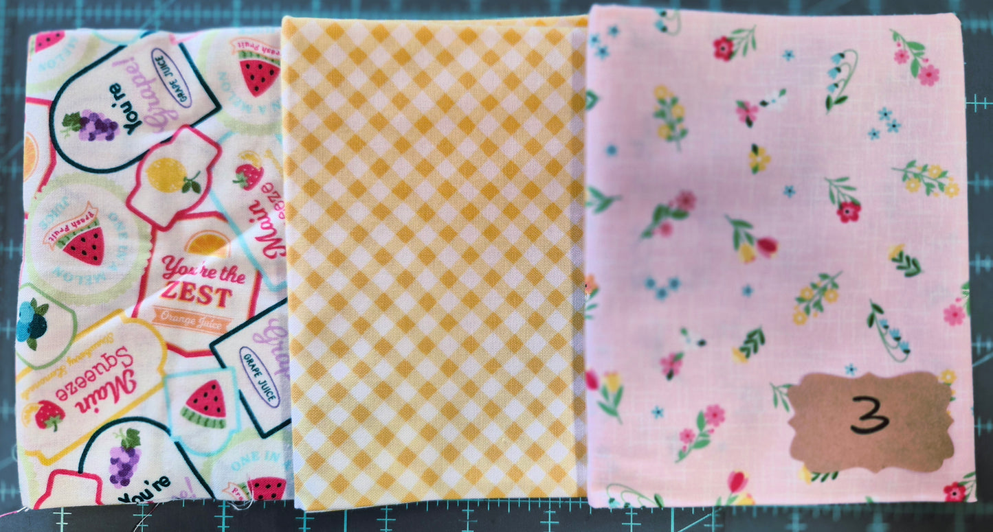 Needle Notebook 1 Fabric Kits Multiple Variants featuring Kimberbell Sippin, Riley Blake Farmer's Girl - USE THE DROPDOWN TO MAKE YOUR SELECTION AND TO SEE A CLOSE UP OF YOUR OPTIONS