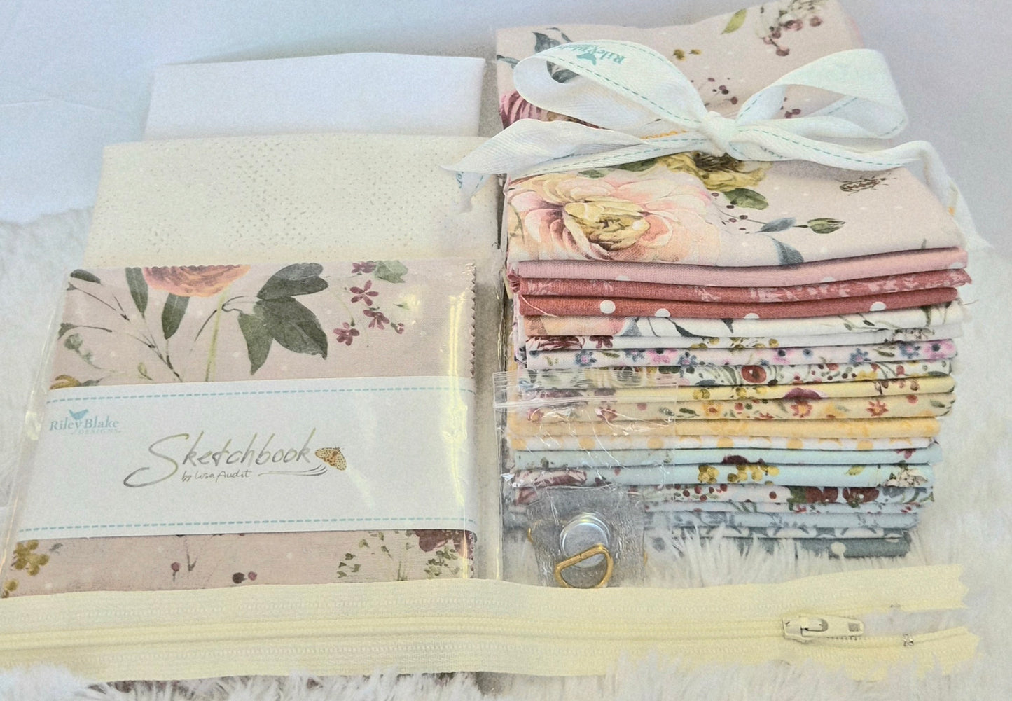 Minki Kim Slim Phone Crossbody Bag Light Colorway Fabric Kits (SKETCHBOOK OR DAYBREAK ON THE PRAIRIE LIGHT COLORWAYS)