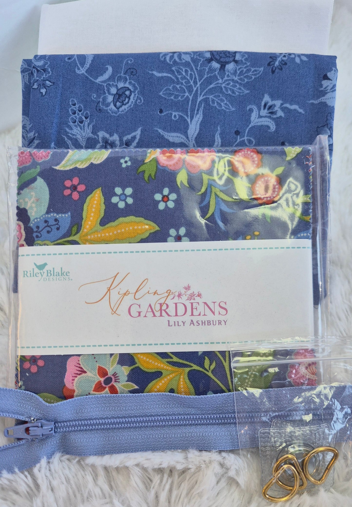 Minki Kim Slim Phone Crossbody Bag Bright Colorway Fabric Kit (KIPLING GARDEN - TWO COLORWAY OPTIONS)