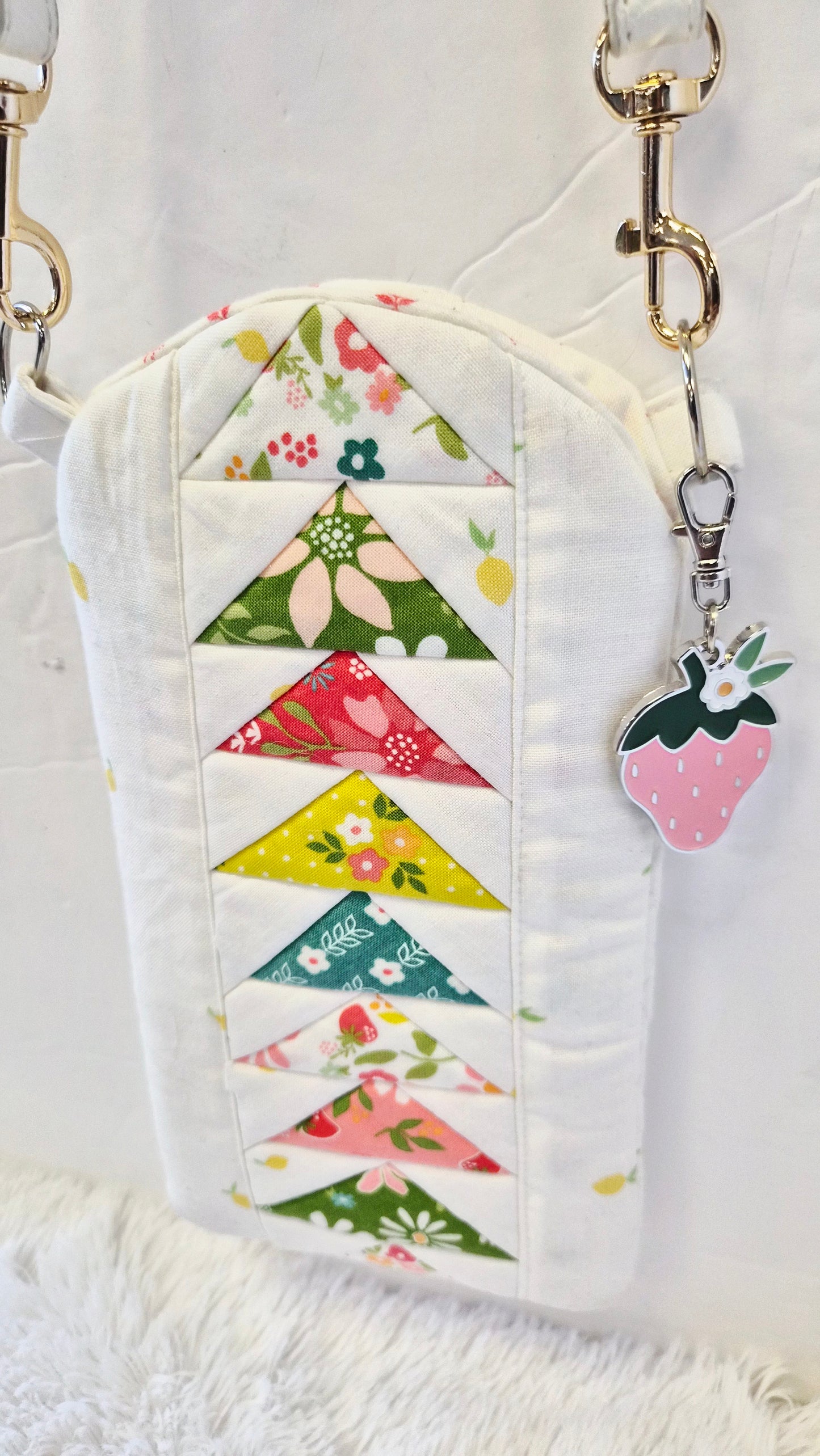 Minki Kim Slim Phone Crossbody Bag Bright Colorway Fabric Kit (KIPLING GARDEN - TWO COLORWAY OPTIONS)