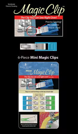 Taylor Seville Magic Clip Mini 6pc # 2217160 1/4"
