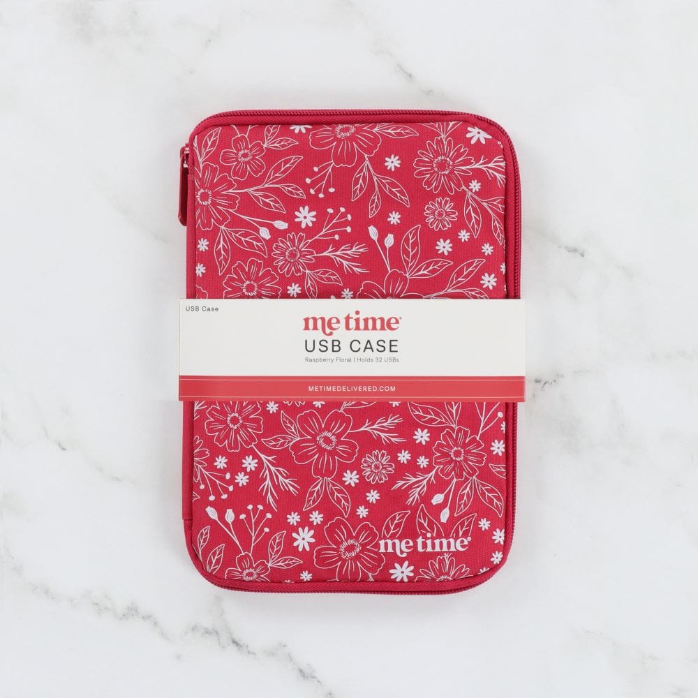 Me Time USB Case Raspberry Floral MTS-105