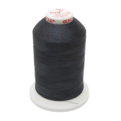 Gunold Poly 40 5000m Spool in Cool Black or Soft White Thread
