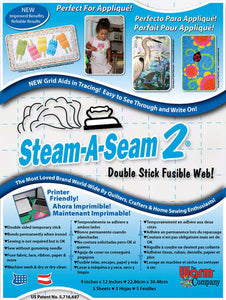 Steam a Seam  2 - 9" x 12" 5 sheets 5517WNN