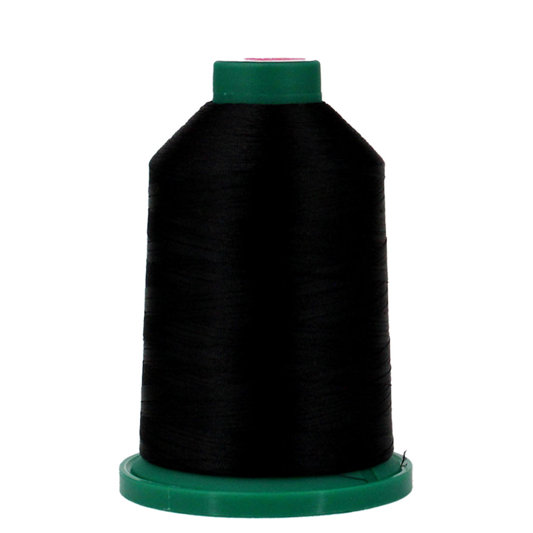 Isacord 0020 - Large King 5000m Spool Isacord Thread-Black
