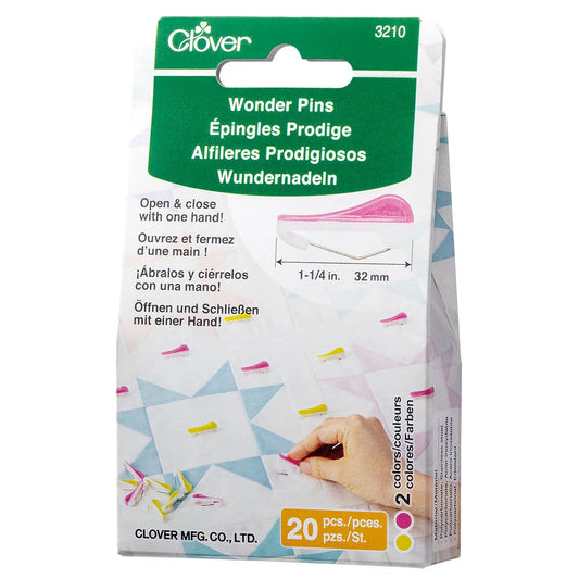 Clover Wonder Pins 20 pcs 3210