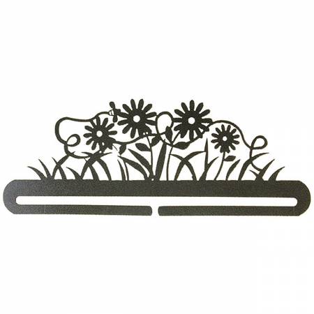 Ackfeld Manufacturing 12in Daisy and Bee Split Bottom Charcoal
