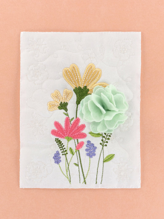 Kimberbell Mystery Wallflower Quilt Digital Dealer  A LA CARTE MARCH BLOCK DESIGN ONLY