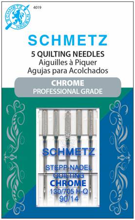 Schmetz Chrome Professional Grade Topstitch 90/14 Needle Pack of 5