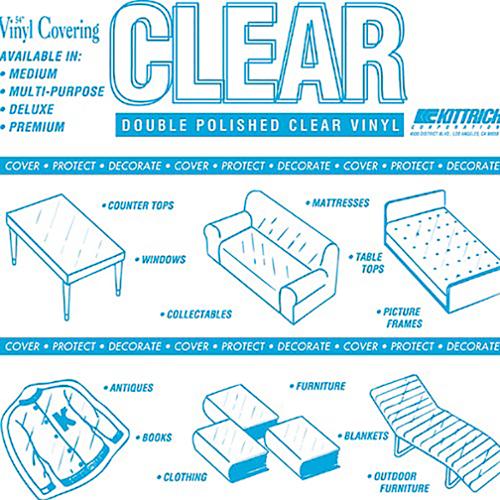 12 Gauge clear Vinyl 54" sold per yard or 1/2 yard