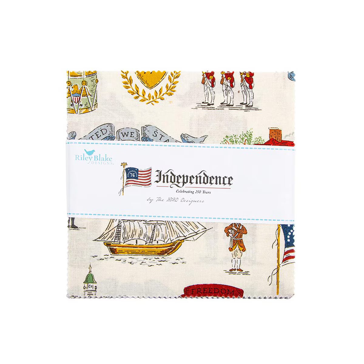 Riley Blake Independence 5" Stacker 42 Pieces 5-17330-42