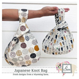 Japanese Knot Bag Pattern G SIF 201D Sewn Wyoming #1