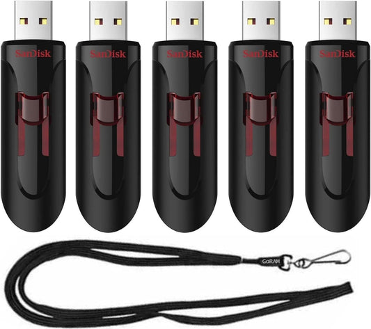Amazon Affiliate LINK IN DESCRIPTION- SanDisk 16GB (5 Pack) Cruzer Glide USB 3.0 Flash Drive